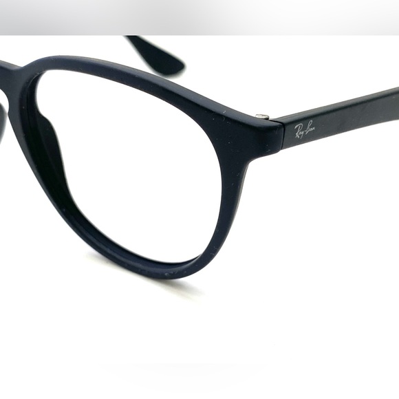 Ray Ban Women\'s Matte Black Rubber Erika Round Eyeglasses Frame RB7046 main image 13